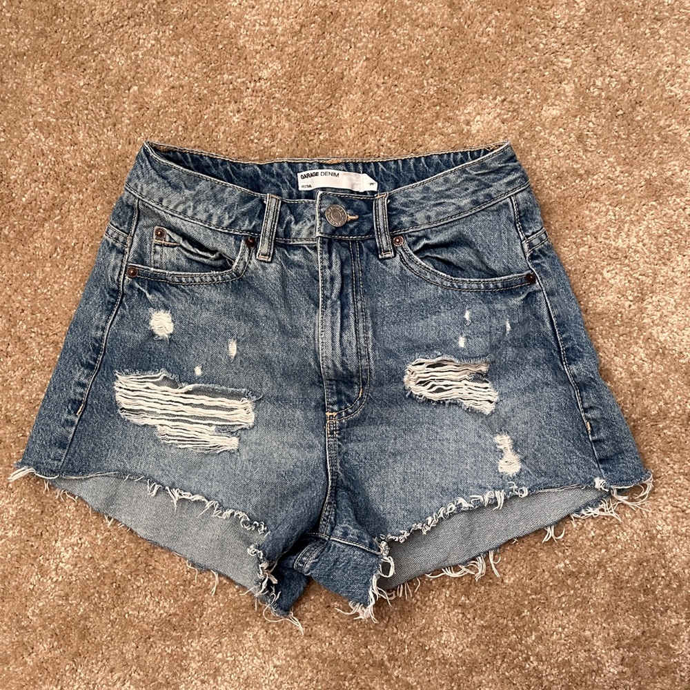 Garage Distressed Cut-Off Festival Denim